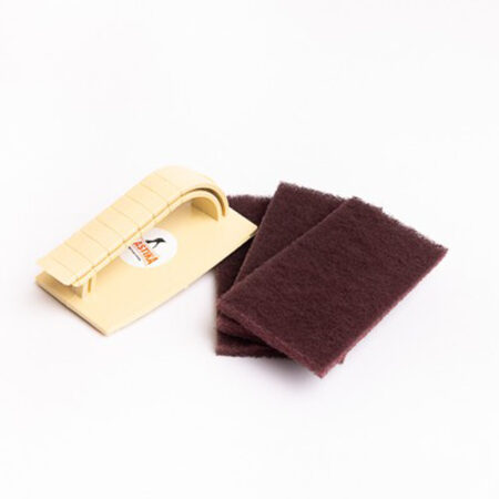 Kit d’application primaire colle OUTIKA EPDM – poignée et 3 tampons pour membranes de toiture plate