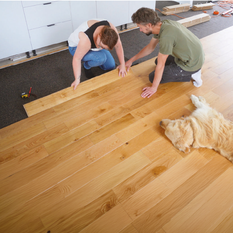 Parquet massif Naofloor – Chêne français démontable et réemployable – Image 3