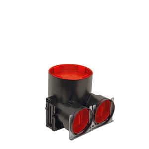 Boîtier VMC Zehnder TVA-P 75 DN125 deux raccordements DN75
