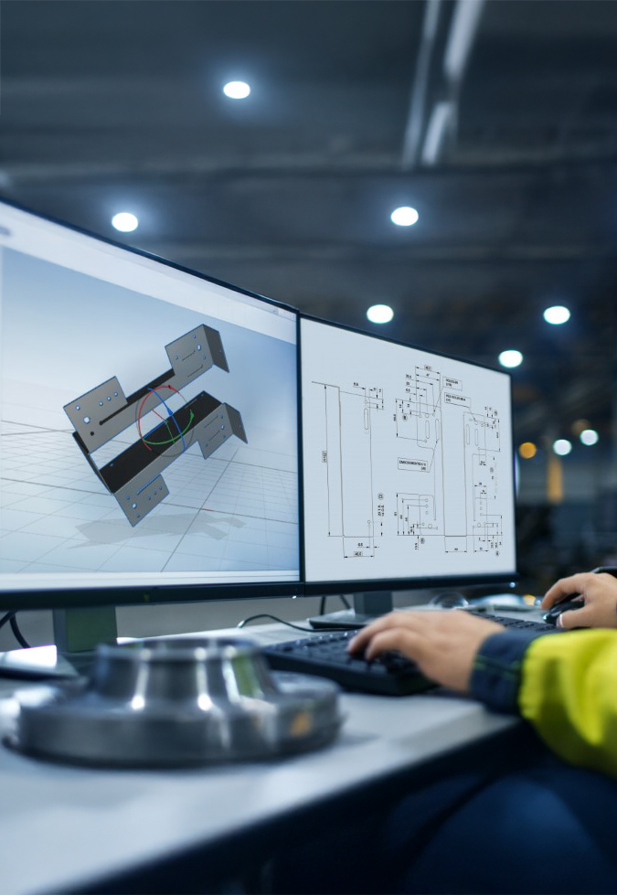 Écran de logiciel de dimensionnement de fixations affichant les efforts et le type de vis recommandé