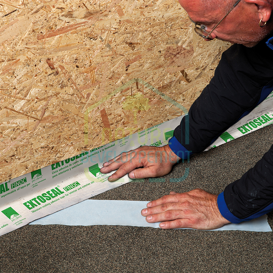 Bande d'arrase barrière anti-capillarité EXTOSEAL FINOC Pro clima – Image 5