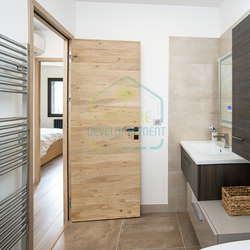 Cette porte en chêne dosse donnera une touche de caractère et d'authenticité à votre intérieur